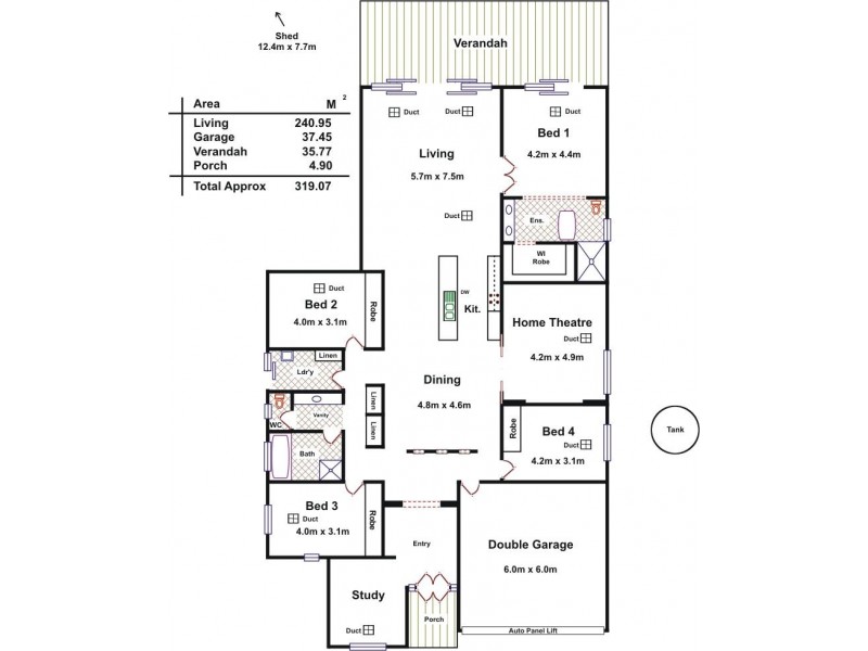 7 Karapas Court, Lewiston SA 5501 Floorplan