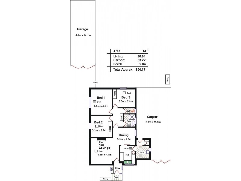 20 Portland Rd, Elizabeth East SA 5112 Floorplan