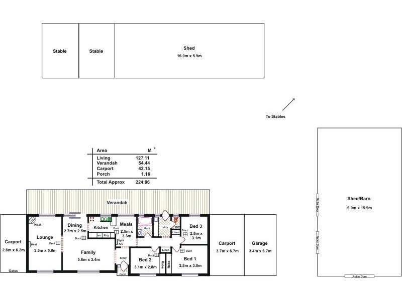 32 Brady Road, Barabba SA 5460 Floorplan