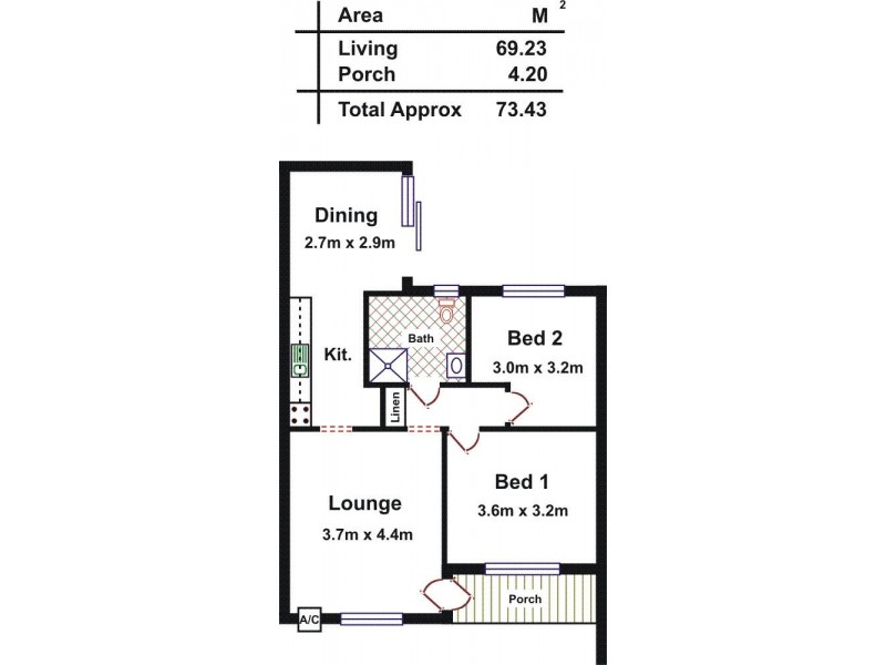 2/7 Ayers Road, Gawler East SA 5118 Floorplan