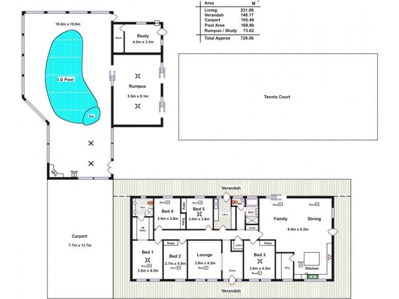 167 Williams Road, Gould Creek SA 5114 Floorplan