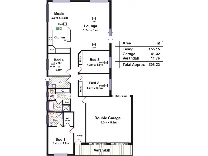 48 Britha Ave, Evanston SA 5116 Floorplan