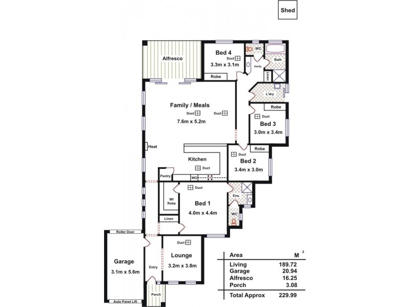 4A Smart Crt, Evanston Park SA 5116 Floorplan