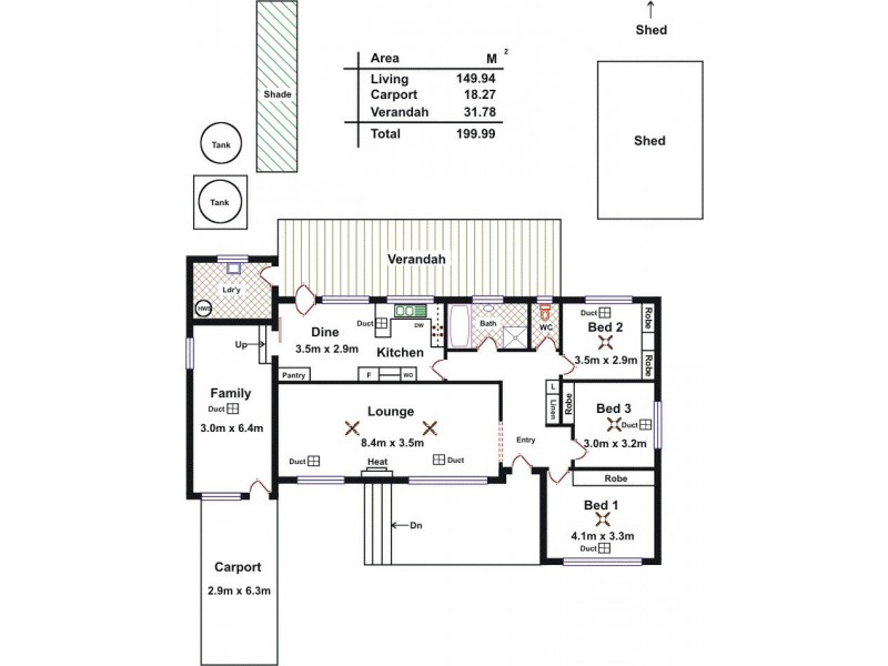 64 East Terrace, Gawler East SA 5118 Floorplan