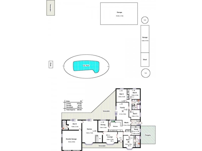 7 Chardonnay Court, Angle Vale SA 5117 Floorplan