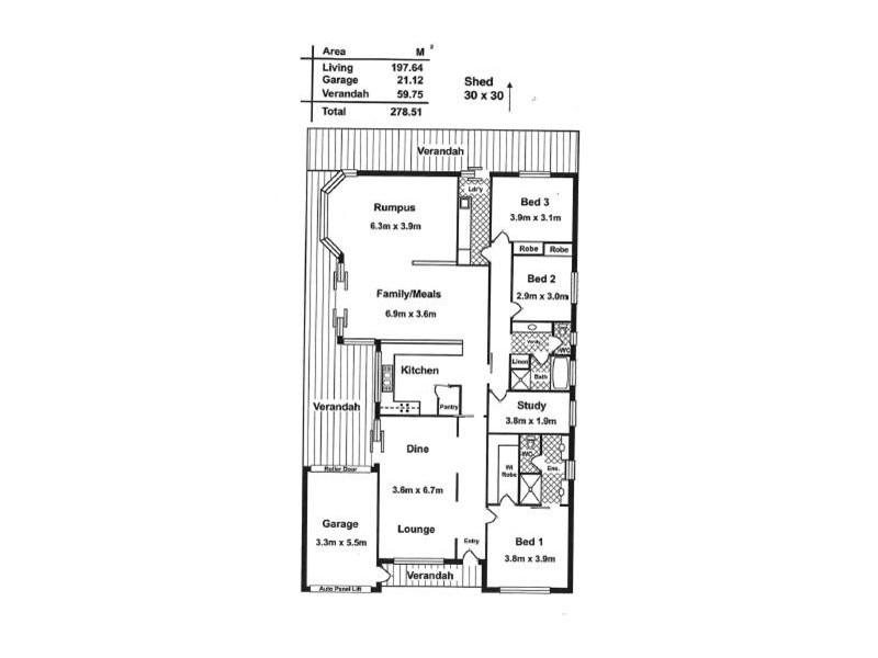 50 Schuster Street, Freeling SA 5372 Floorplan
