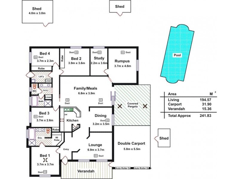 11 Maxwell Court, Evanston Park SA 5116 Floorplan