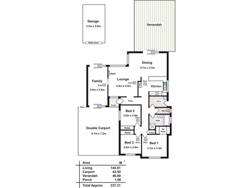 26 Angas Street, Evanston Park SA 5116 Floorplan