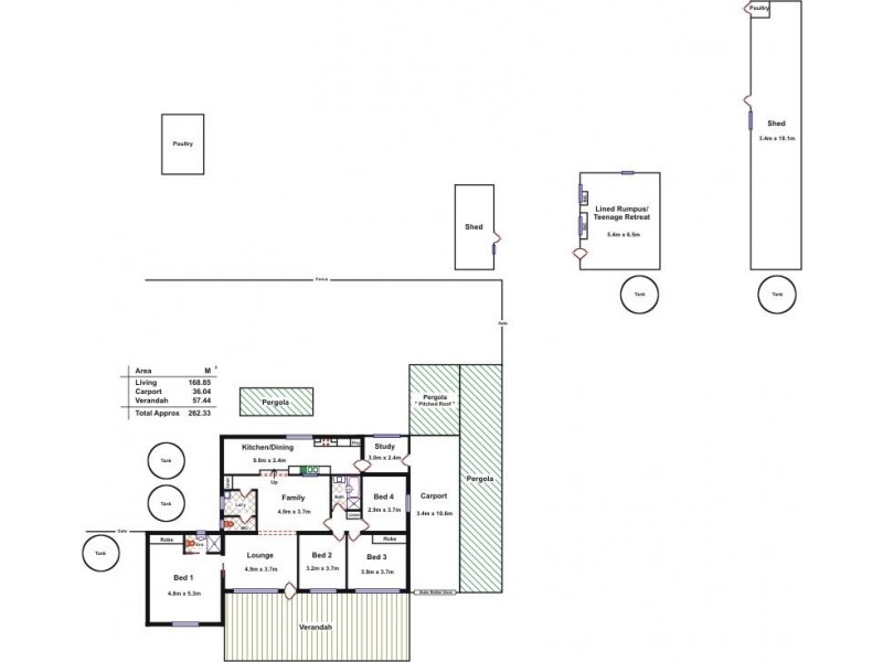 121 Dawkins Road, Lewiston SA 5501 Floorplan