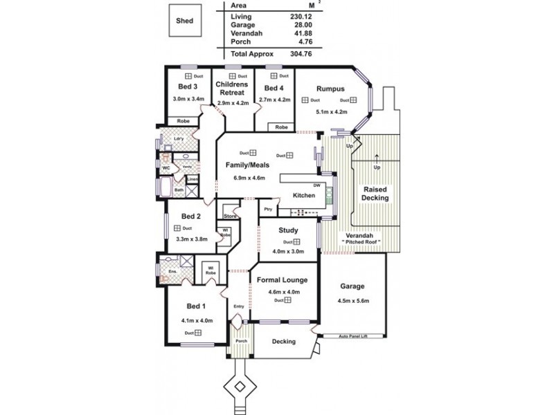 14 Bessen Court, Freeling SA 5372 Floorplan