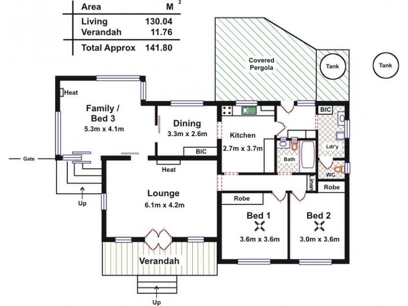 22 Jane Street, Willaston SA 5118 Floorplan