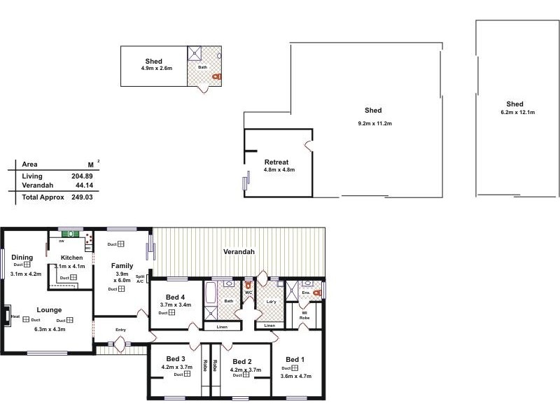1. Old Mallala Road, Two Wells SA 5501 Floorplan