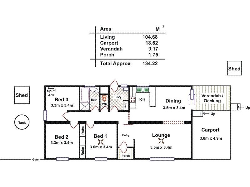 4. Strickland Street, Riverton SA 5412 Floorplan