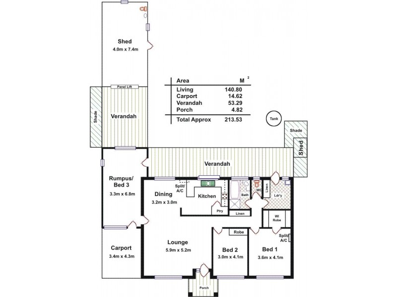 7 Strickland Road, Riverton SA 5412 Floorplan