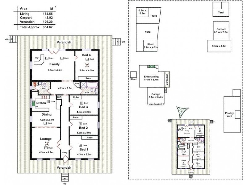 116 Gawler Road, Lewiston SA 5501 Floorplan