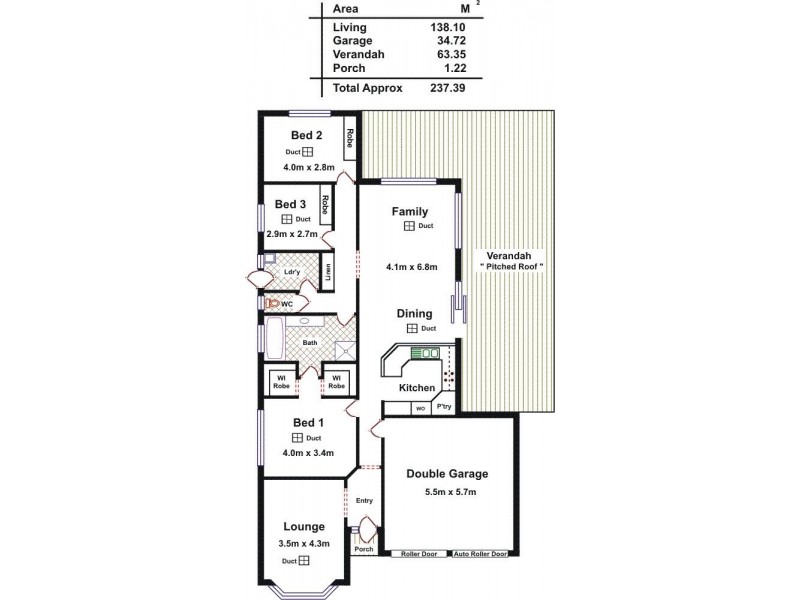 12 Perseverance Place, Hewett SA 5118 Floorplan