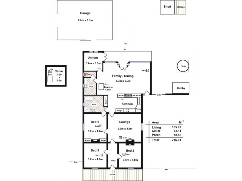 15 Eighteenth Street, Gawler South SA 5118 Floorplan