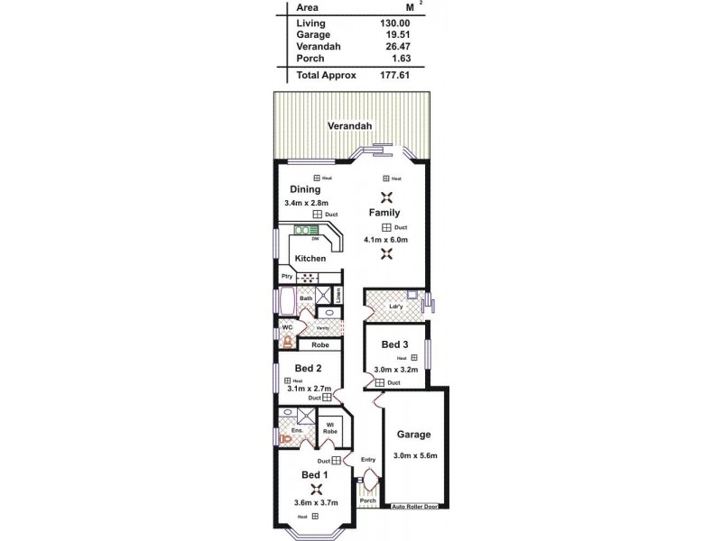 13 Angle Vale Road, Evanston Gardens SA 5116 Floorplan
