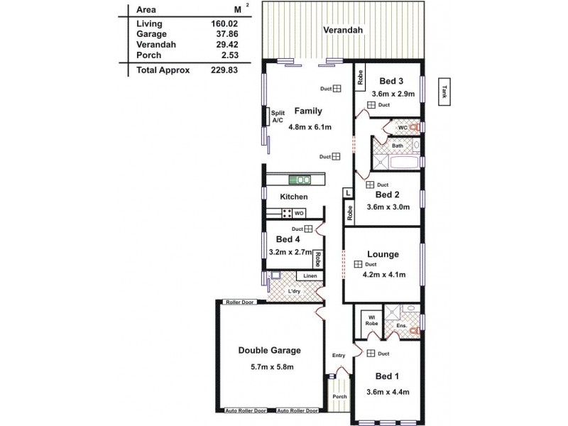 19 Lindner Crescent, Lyndoch SA 5351 Floorplan