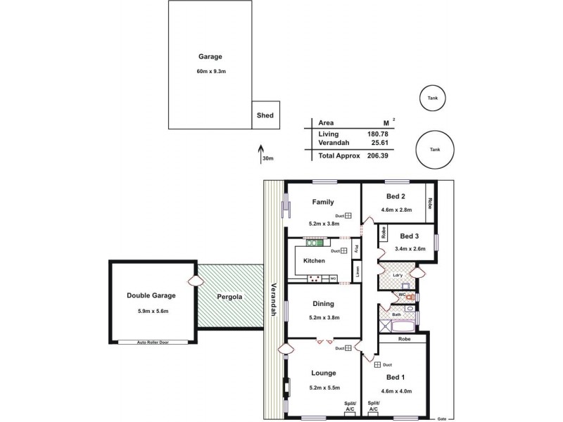 2 Cockshell Drive, Gawler East SA 5118 Floorplan