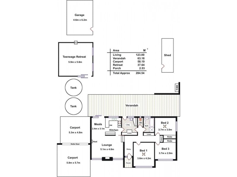 18 Kranz Street, Nuriootpa SA 5355 Floorplan