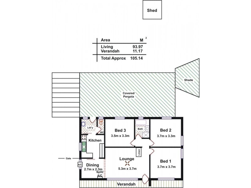 31 Ballard Road, Smithfield Plains SA 5114 Floorplan