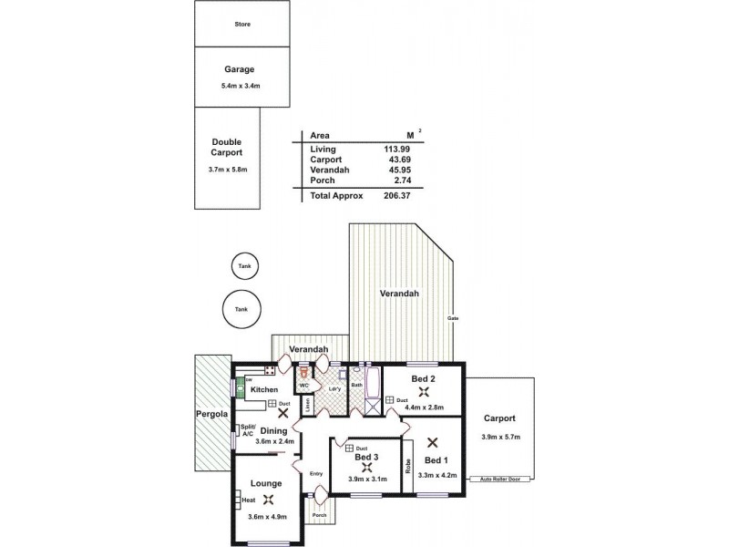 18 First Street, Nuriootpa SA 5355 Floorplan