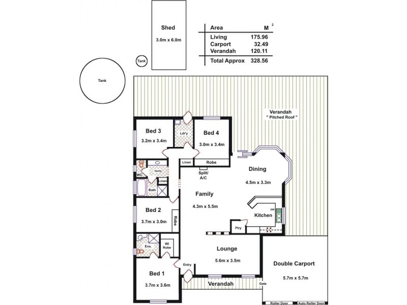 33 Bethesda Road, Lewiston SA 5501 Floorplan