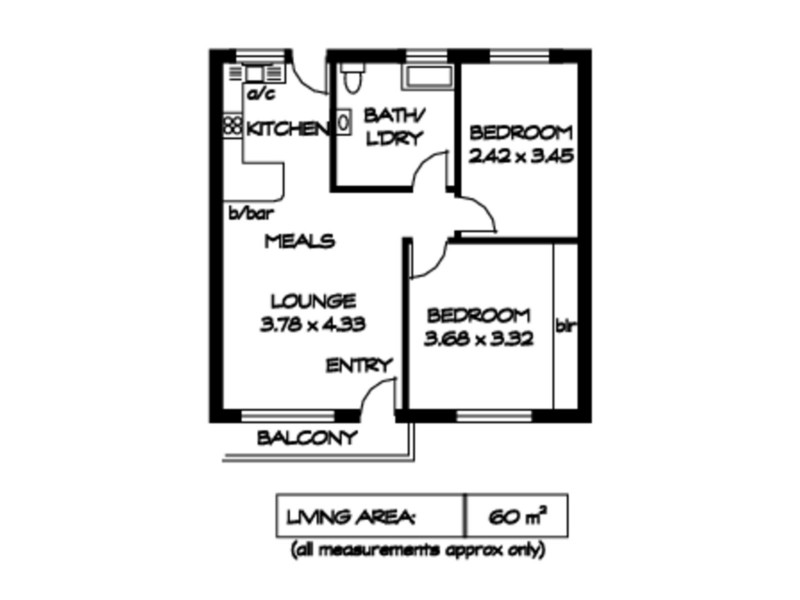 U 7/61 Milner Road, Richmond SA 5033 Floorplan