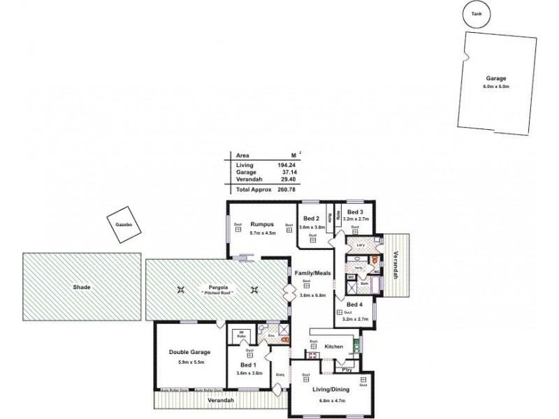 23 Meshach Burge Terrace, Lyndoch SA 5351 Floorplan