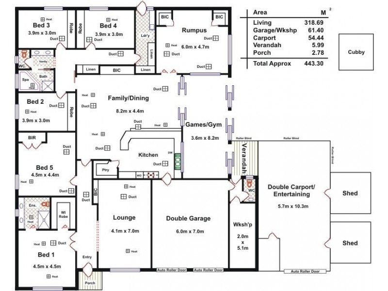 50 Applecross Drive, Blakeview SA 5114 Floorplan