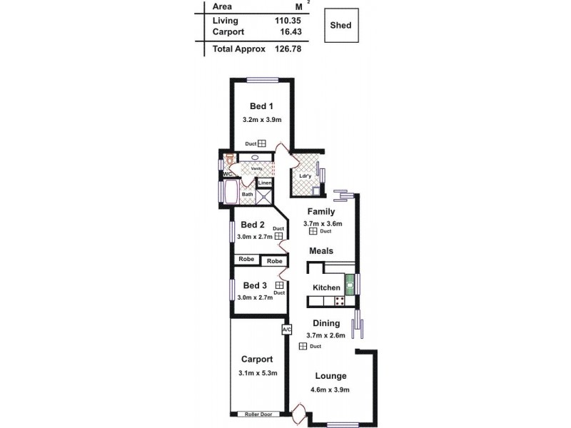 10. Bluebell Lane, Blakeview SA 5114 Floorplan