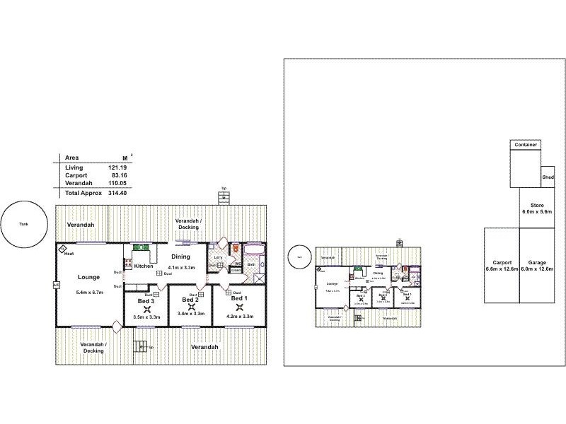 258 Dawkins Road, Lewiston SA 5501 Floorplan