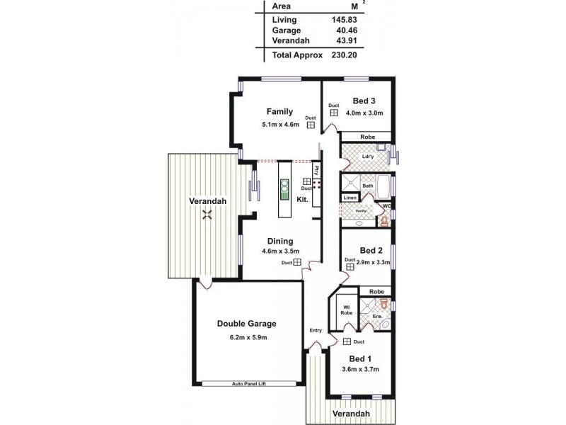 3 Wallaby Street, Munno Para West SA 5115 Floorplan