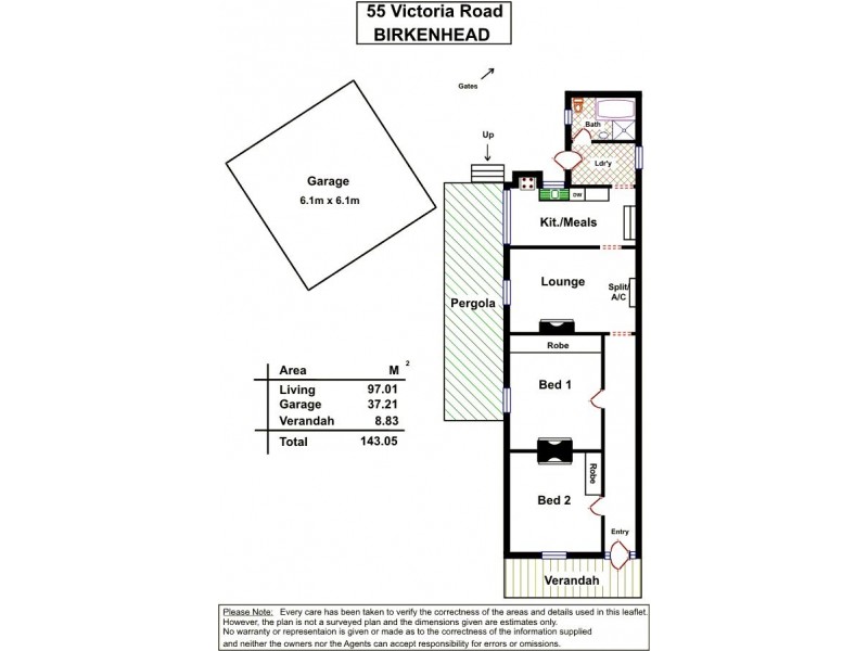 55 Victoria Road, Birkenhead SA 5015 Floorplan