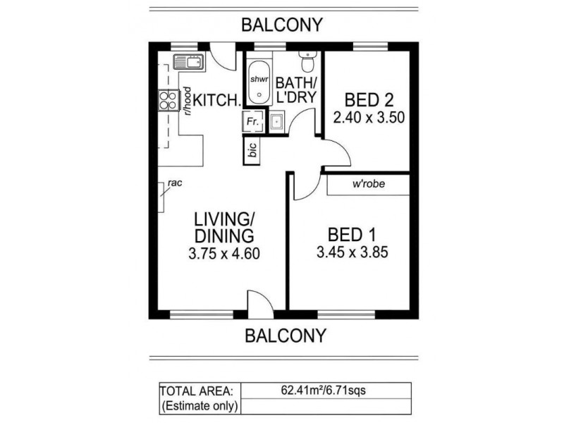 U9/1A Winston Ave, Cumberland Park SA 5041 Floorplan