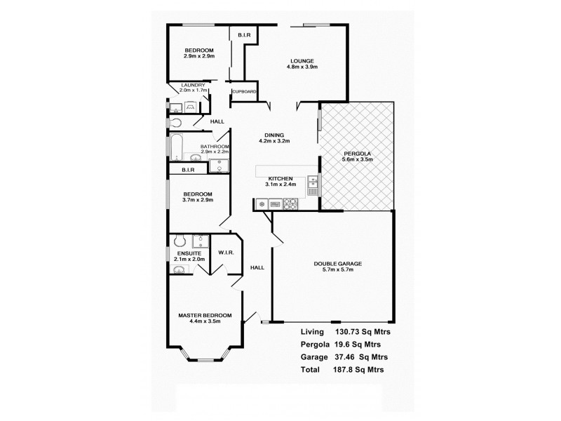 9 Dyson Street, Evanston SA 5116 Floorplan