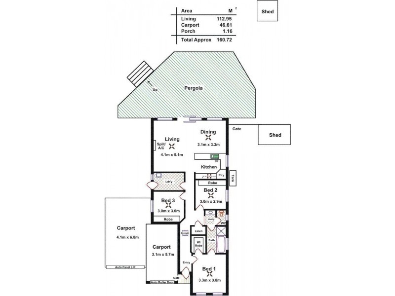 9 Teal Court, Hewett SA 5118 Floorplan