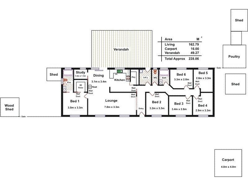 698 Harris Road, Wasleys SA 5400 Floorplan