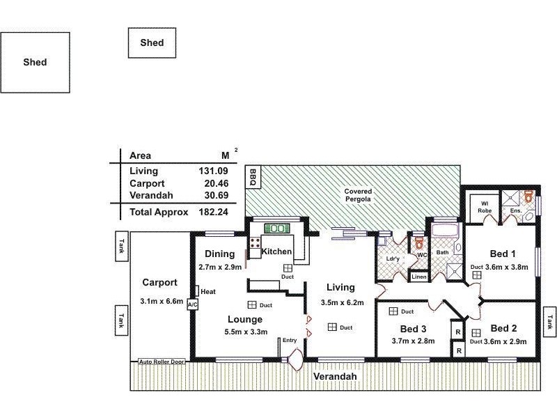 33 Elmwood Circuit, Blakeview SA 5114 Floorplan