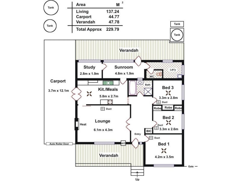 2. Sambell Court, Evanston Park SA 5116 Floorplan