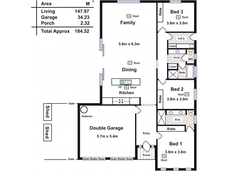 10 Lawes Terrace, Reid SA 5118 Floorplan