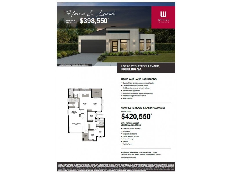Lot 60 Pedler Boulevard, Freeling SA 5372