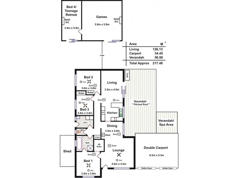 7 Currumbin Avenue, Blakeview SA 5114 Floorplan