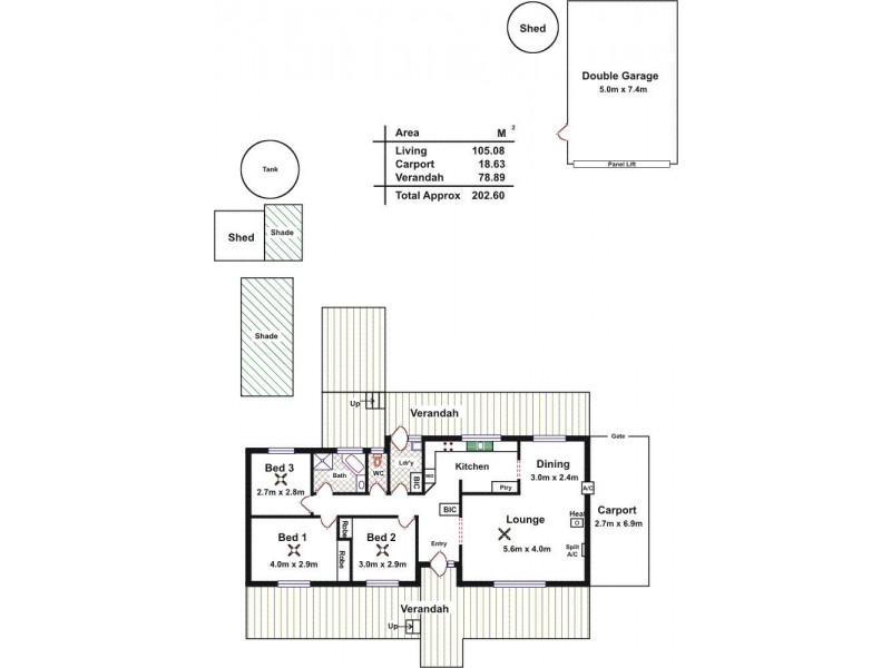 29 Derby Street, Freeling SA 5372 Floorplan