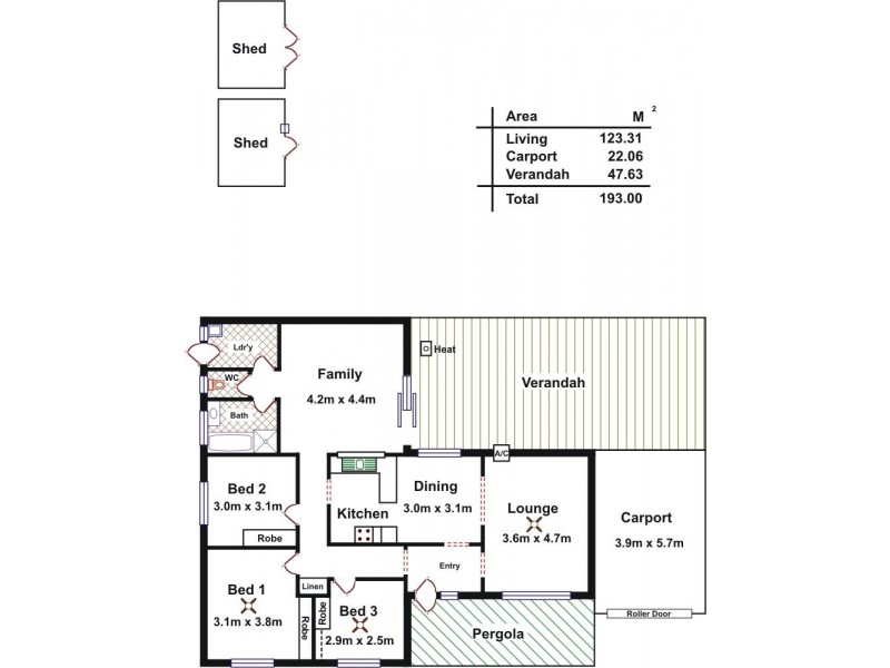 24 Commodore Parade, Andrews Farm SA 5114 Floorplan