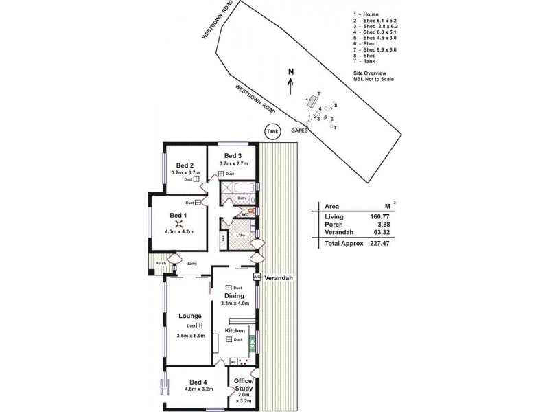 51 Westdown Road, Evanston Park SA 5116 Floorplan