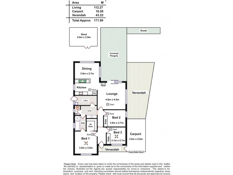 2 Millikan Court, Andrews Farm SA 5114 Floorplan