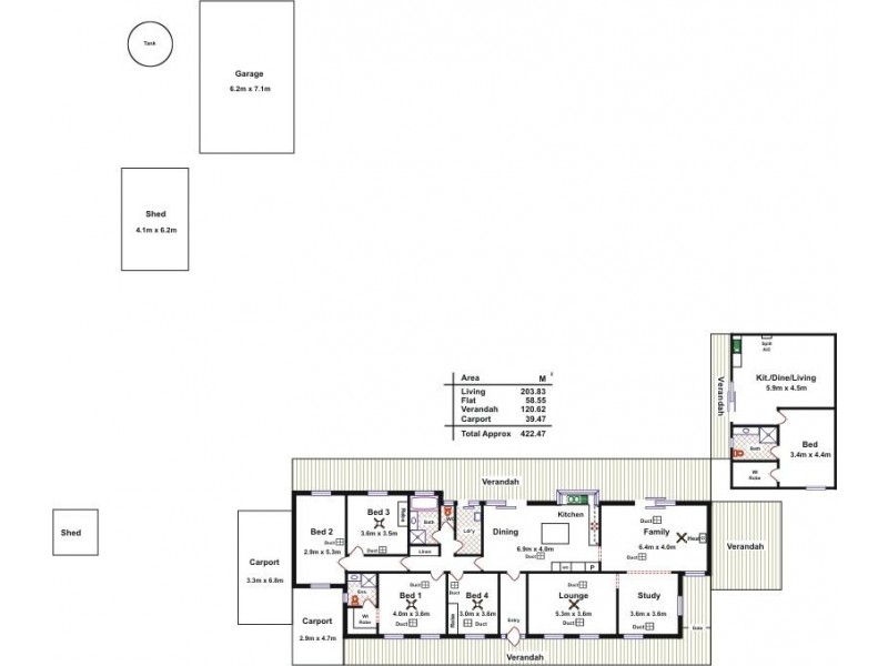27 The Barracks, Cockatoo Valley SA 5351 Floorplan