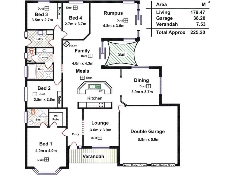2. McLaren Court, Munno Para West SA 5115 Floorplan